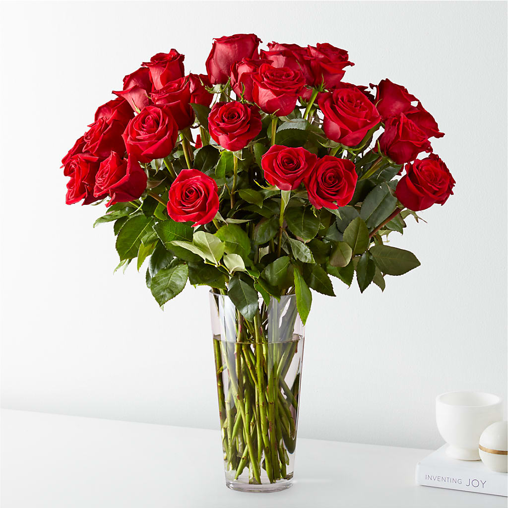 Long Stem Red Rose Bouquet – Floral Design By Nikki, Irvine KY