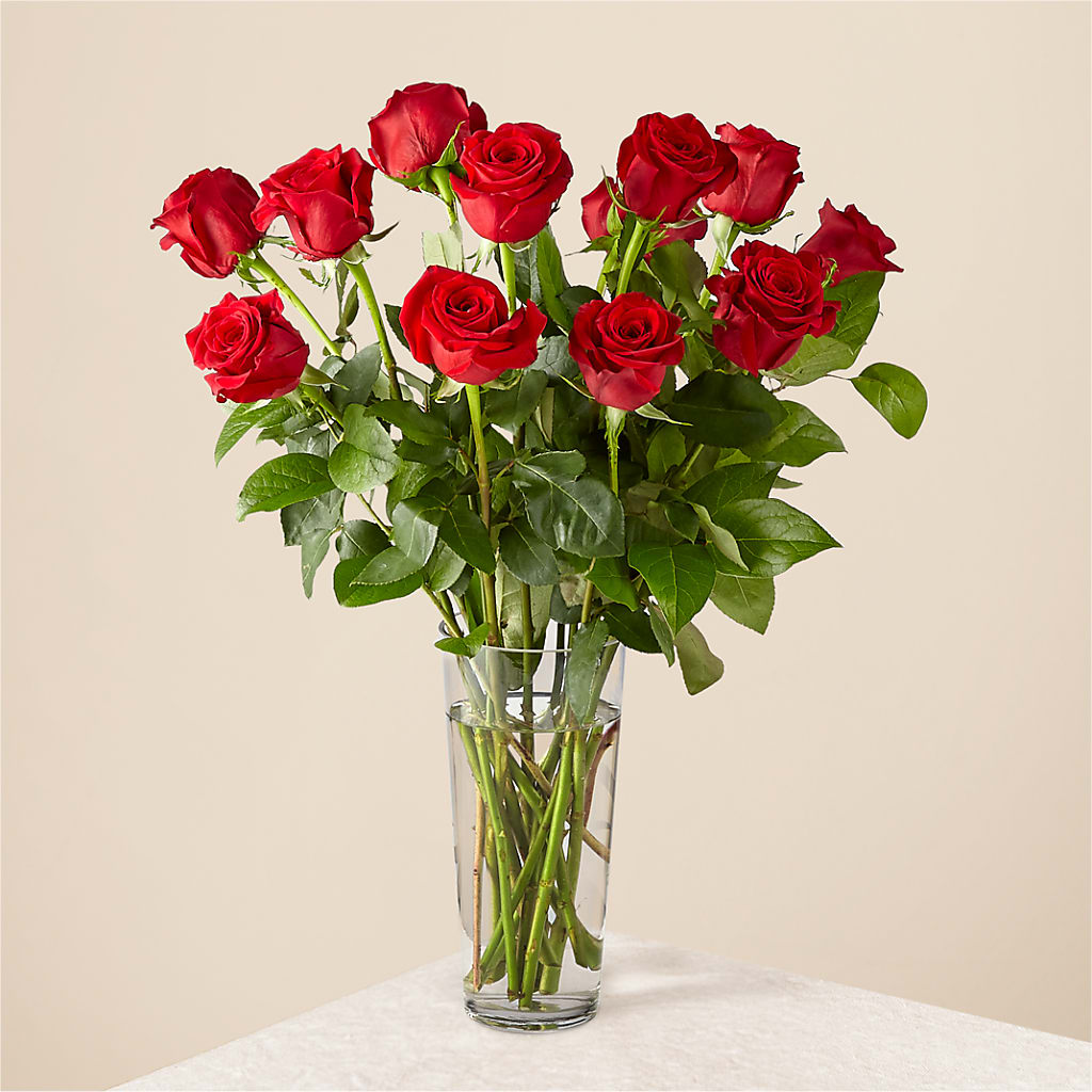 Long Stem Red Rose Bouquet – Floral Design By Nikki, Irvine KY