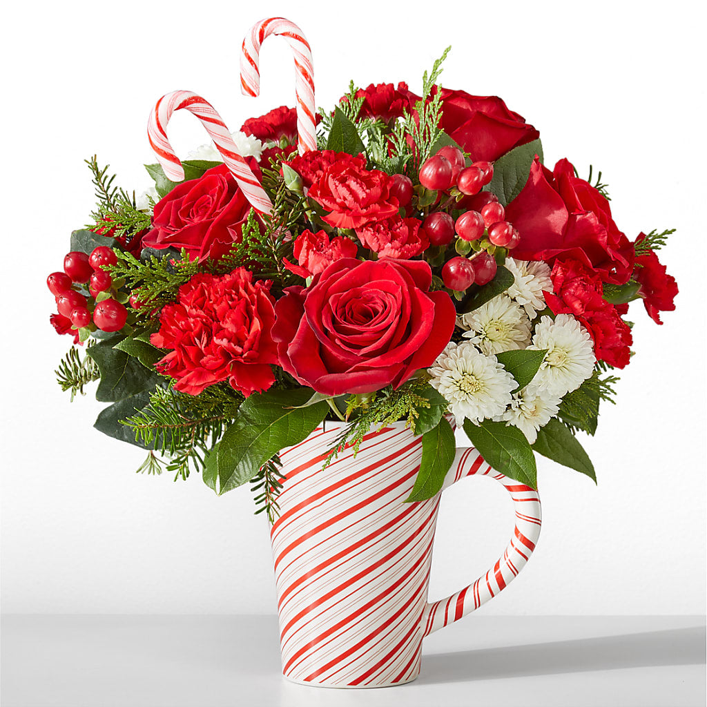 Peppermint Swirl Mug – Floral Design By Nikki, Irvine KY