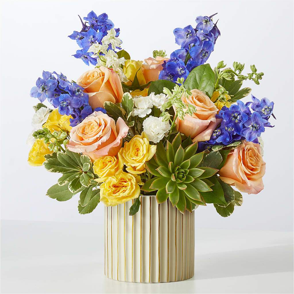 Cobalt Reverie Bouquet – Floral Design By Nikki, Irvine KY