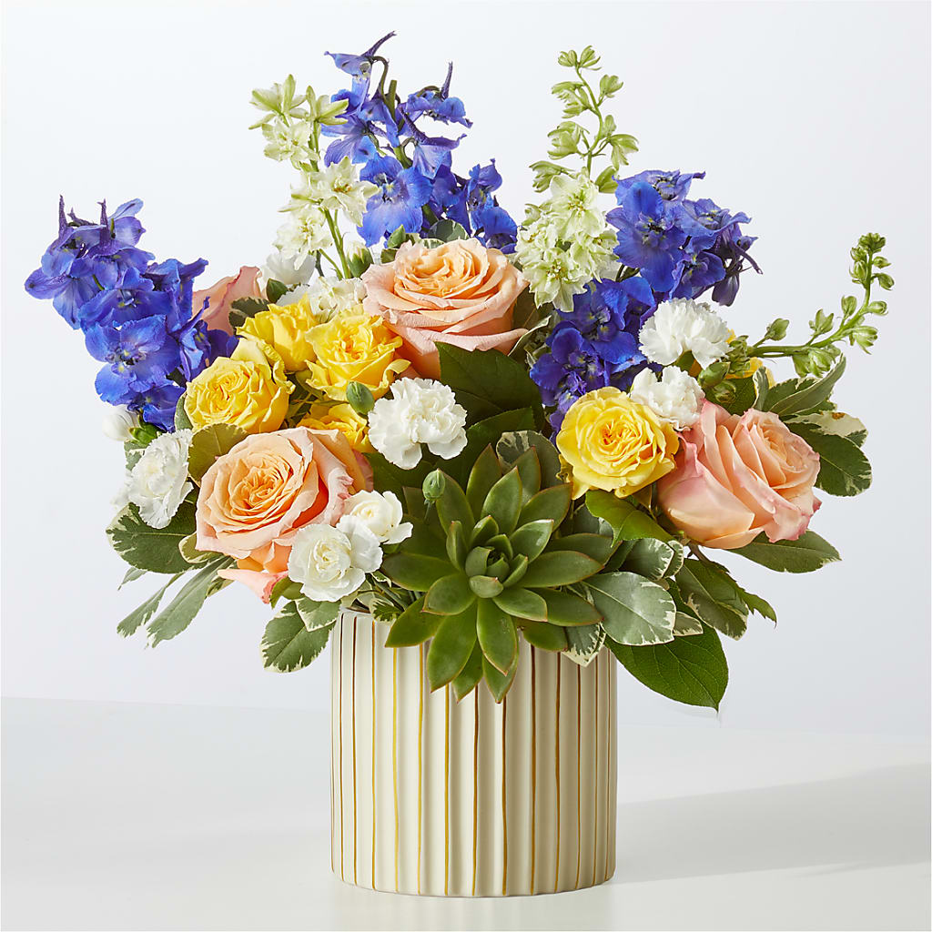 Cobalt Reverie Bouquet – Floral Design By Nikki, Irvine KY