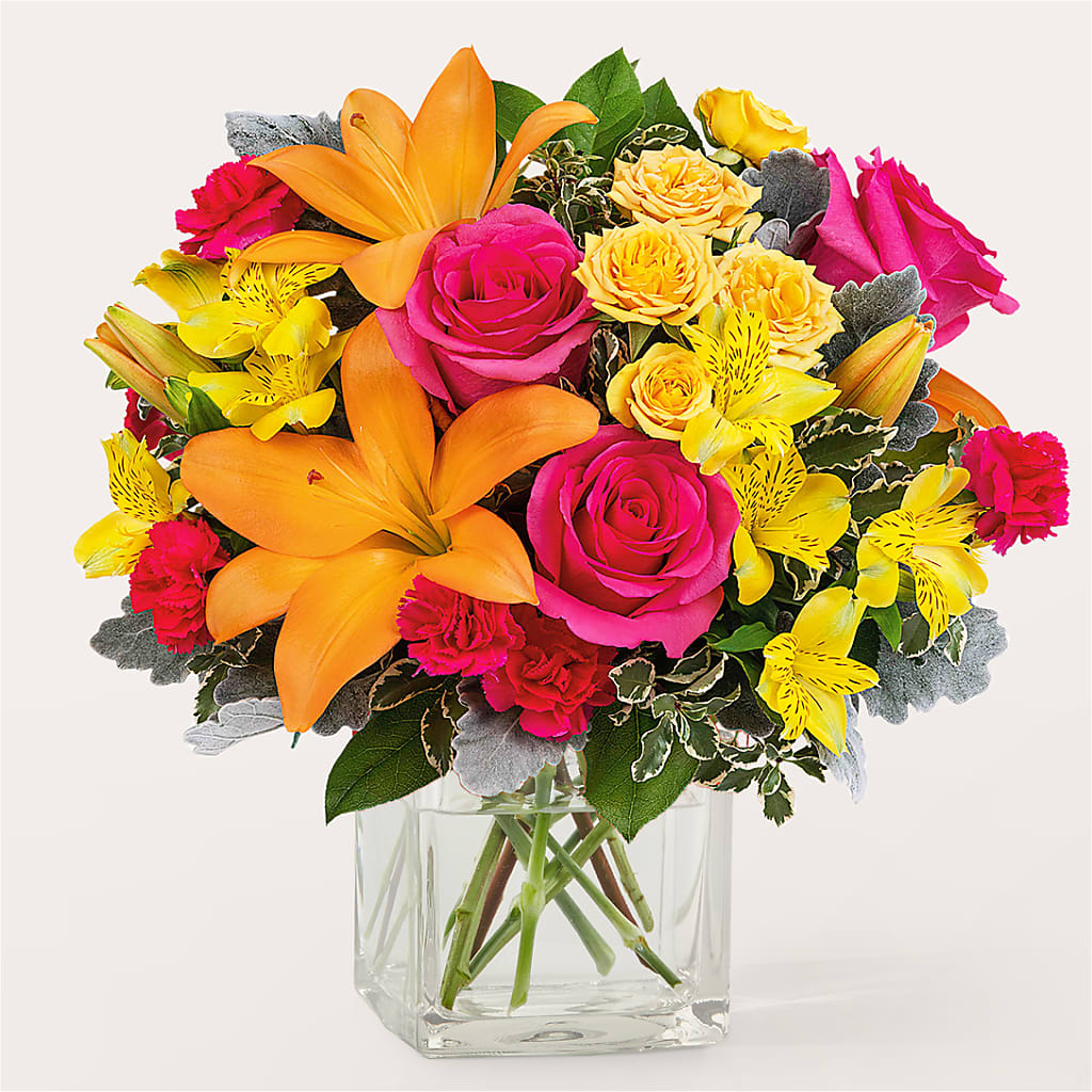 To the Tropics Bouquet – Floral Design By Nikki, Irvine KY