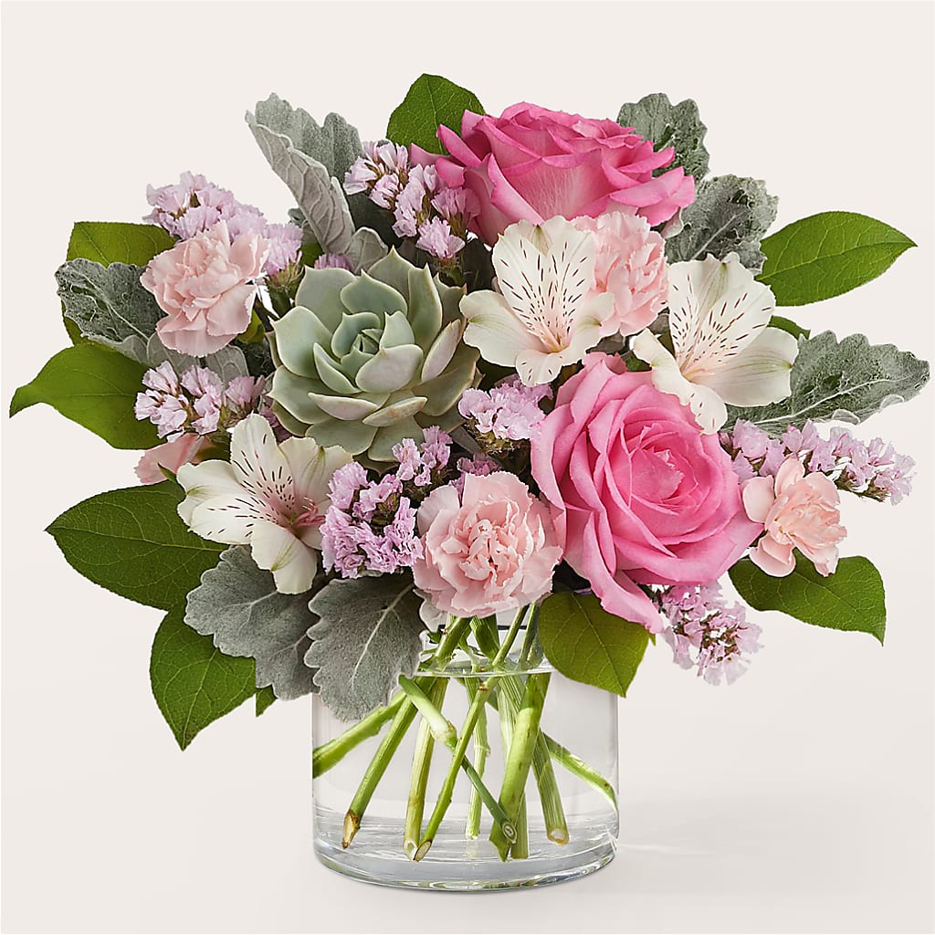 Dusty Rose Bouquet – Floral Design By Nikki, Irvine KY