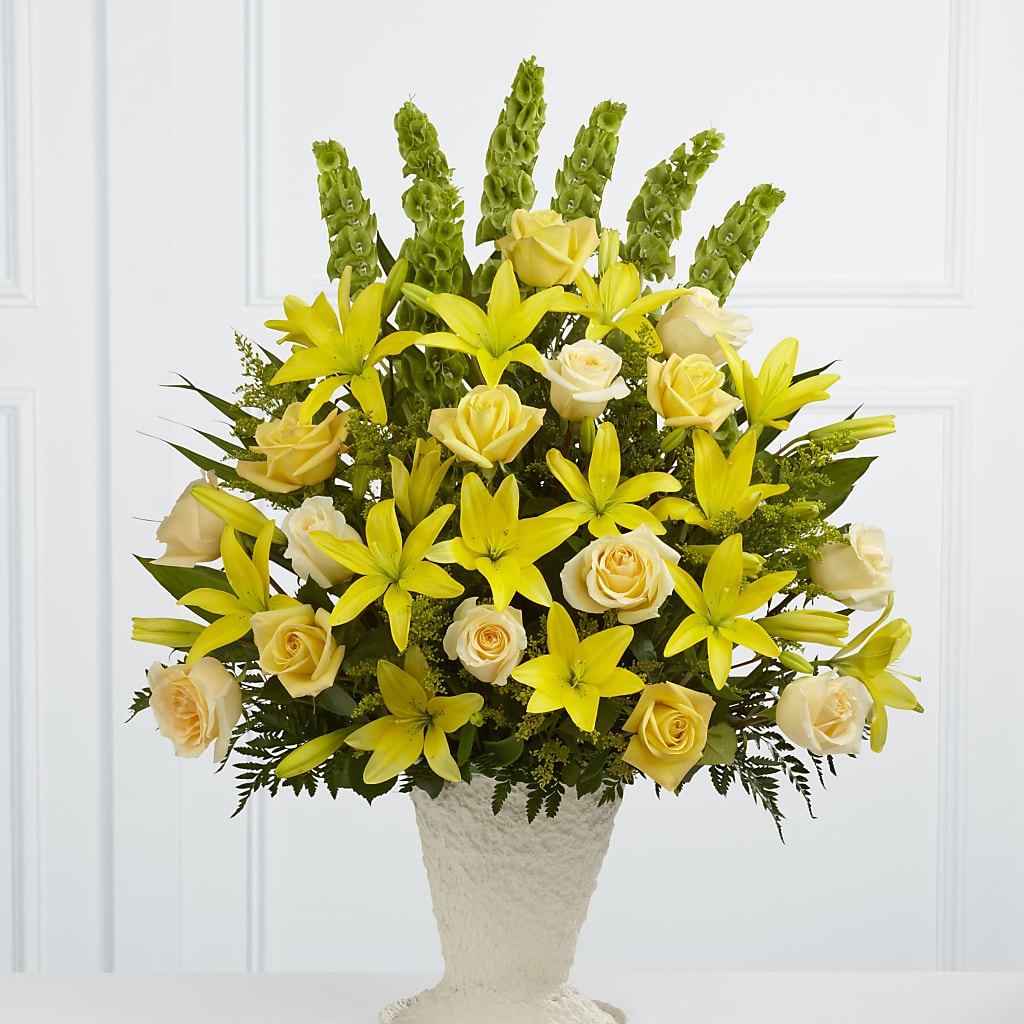 Golden Memories Arrangement – Floral Design By Nikki, Irvine KY