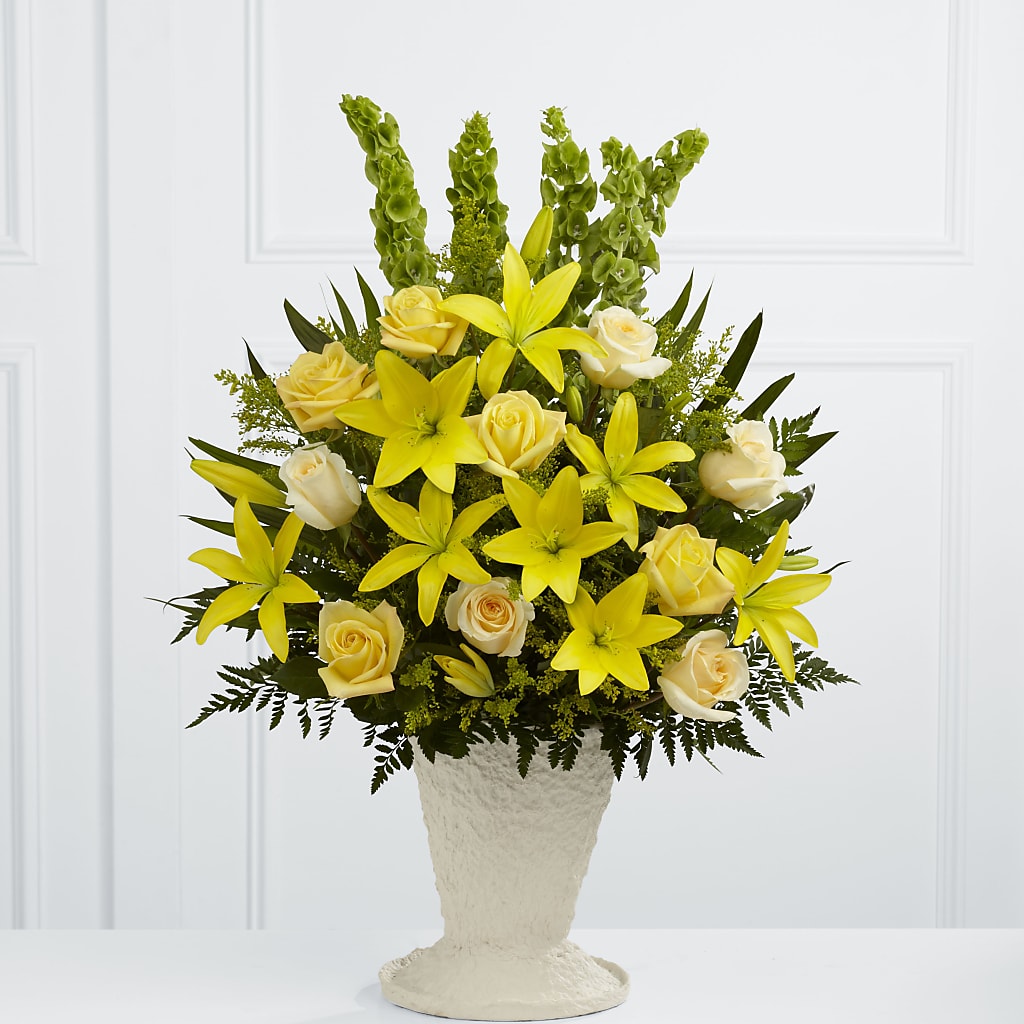 Golden Memories Arrangement – Floral Design By Nikki, Irvine KY