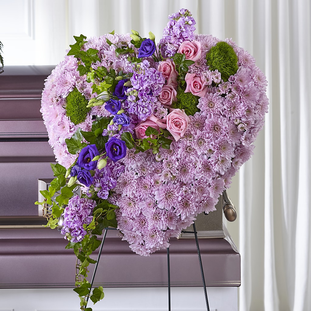 Treasured Love Standing Heart – Floral Design By Nikki, Irvine KY