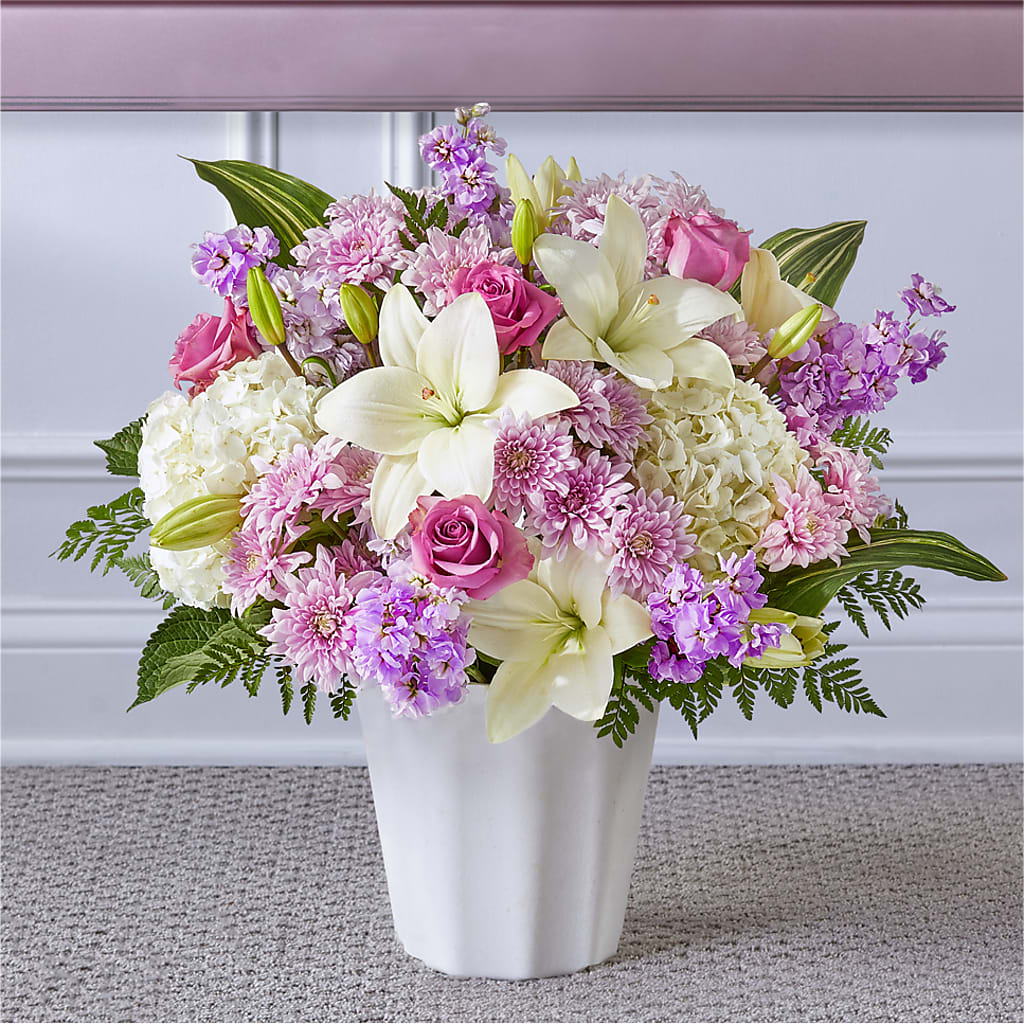 Heaven Sent Floor Basket – Floral Design By Nikki, Irvine KY