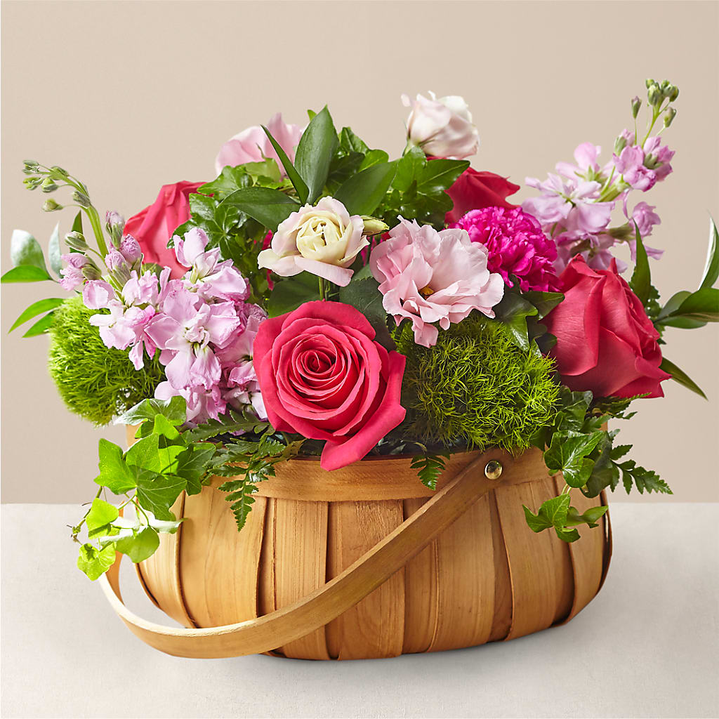Radiance in Bloom Basket – Floral Design By Nikki, Irvine KY
