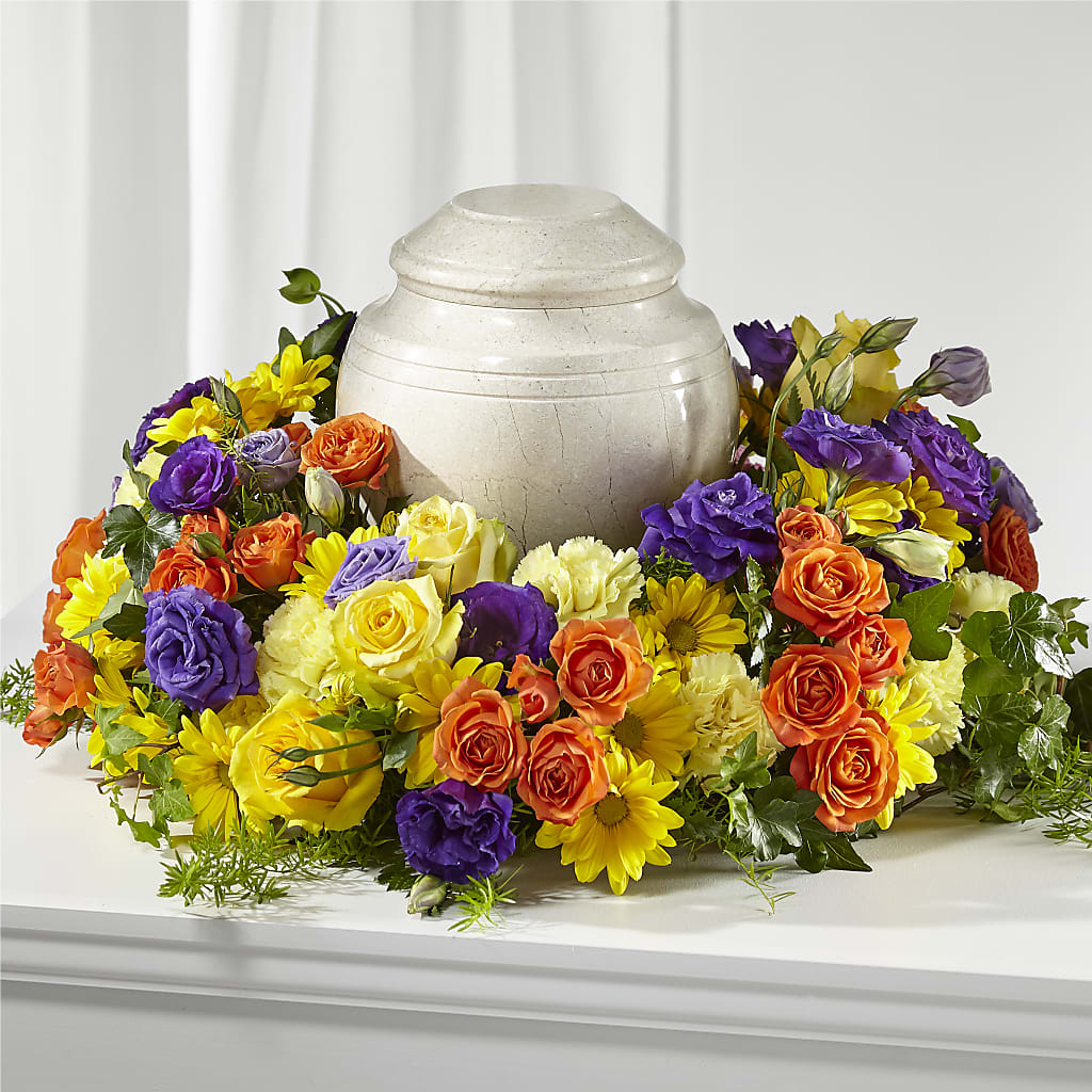 Blossoms of Remembrance Cremation Adornment – Floral Design By Nikki, Irvine KY
