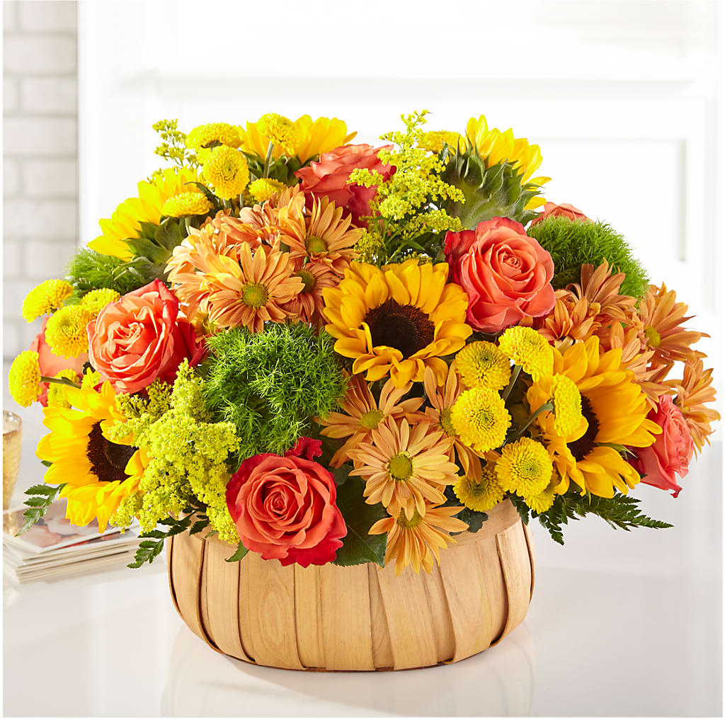Harvest Sunflower Basket – Floral Design By Nikki, Irvine KY