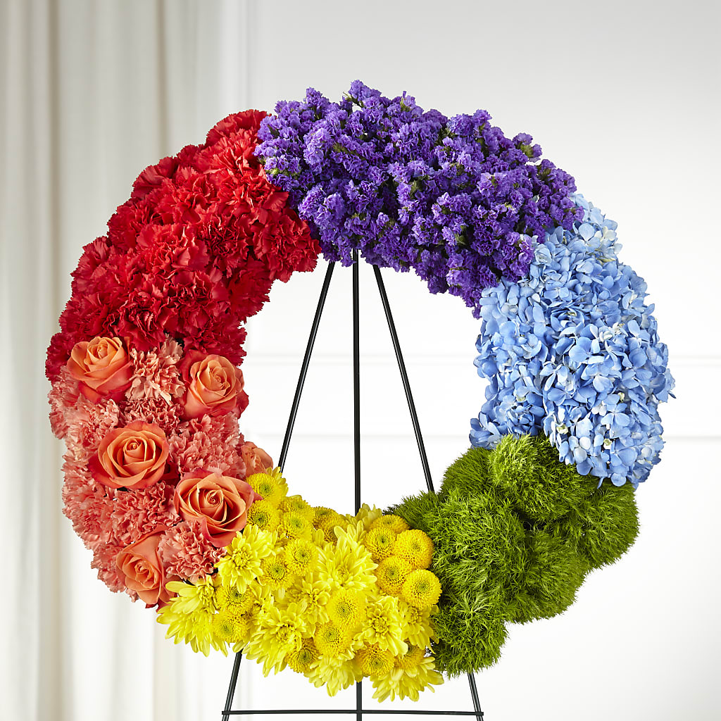 Circle of Love Wreath – Floral Design By Nikki, Irvine KY