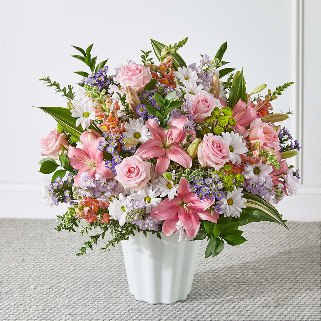 Abundant Compassion Floor Basket – Floral Design By Nikki, Irvine KY