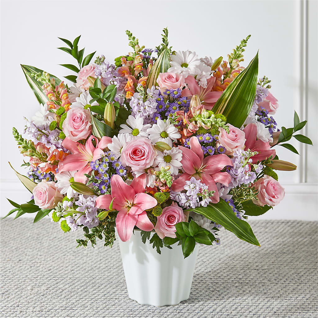 Abundant Compassion Floor Basket – Floral Design By Nikki, Irvine KY