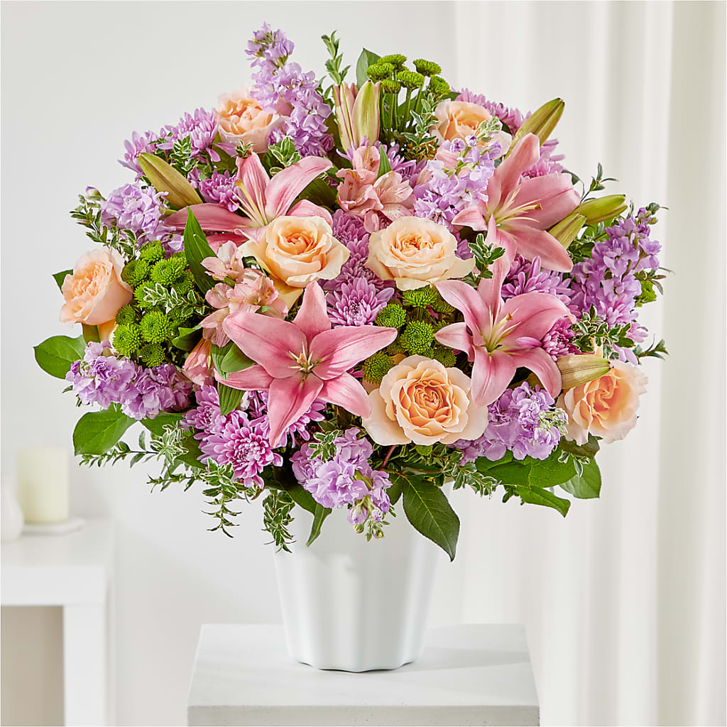 Supportive Embrace Tabletop Basket – Floral Design By Nikki, Irvine KY