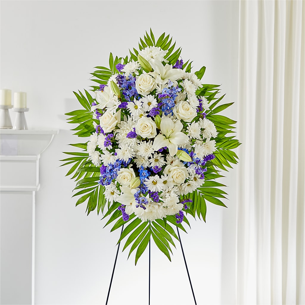 At Rest Standing Spray – Floral Design By Nikki, Irvine KY