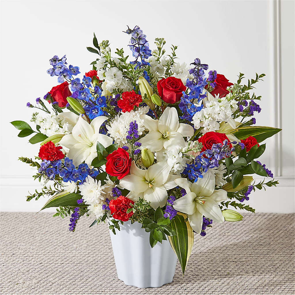 Consoled Floor Basket – Floral Design By Nikki, Irvine KY