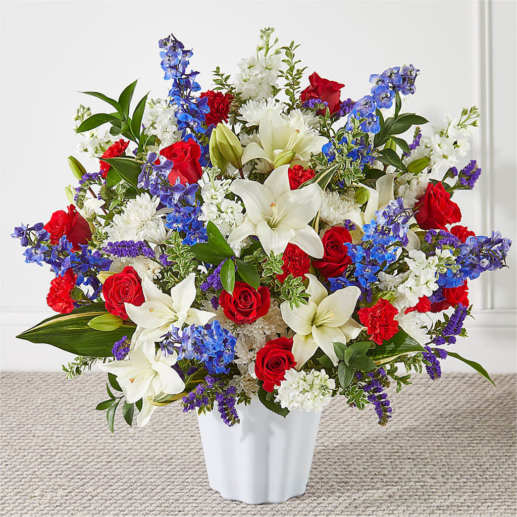 Consoled Floor Basket – Floral Design By Nikki, Irvine KY