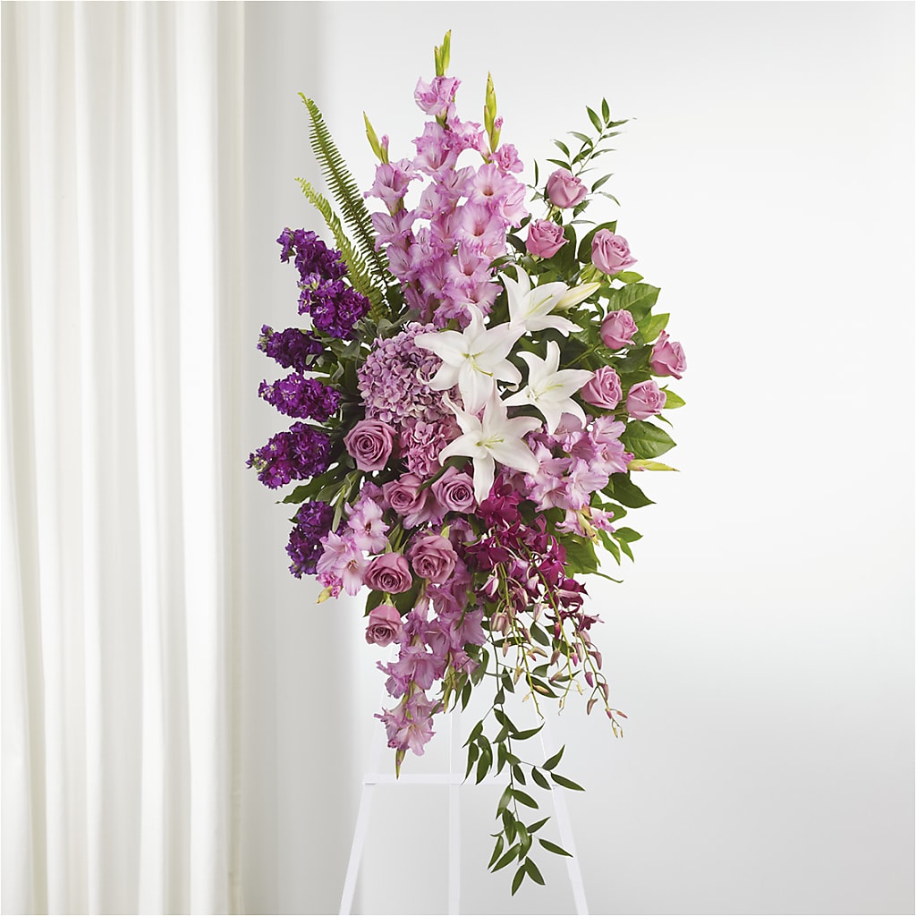 Never Alone Standing Spray – Floral Design By Nikki, Irvine KY