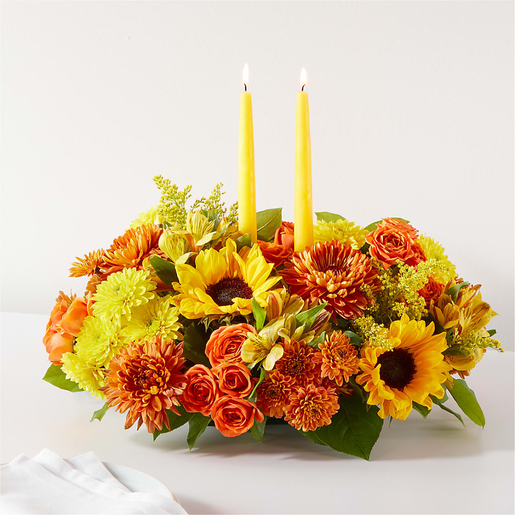 Autumn Harmony Centerpiece – Floral Design By Nikki, Irvine KY
