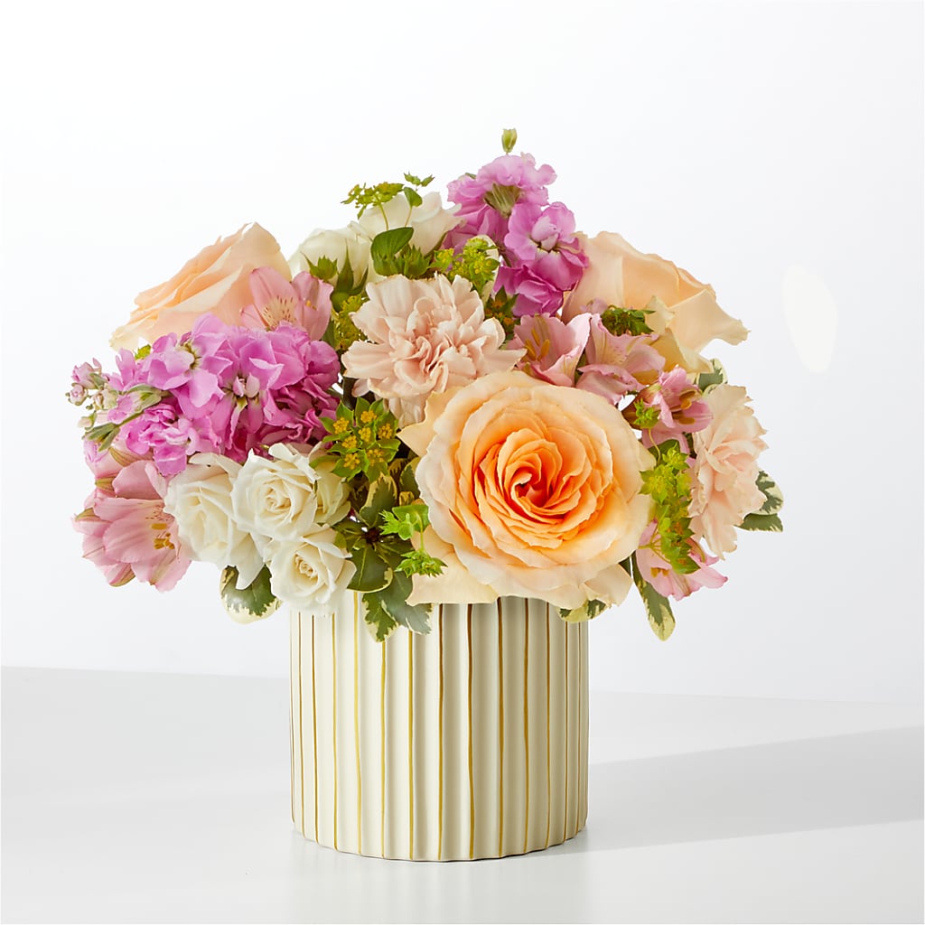 Paradise Bouquet with Ivory Vase – Floral Design By Nikki, Irvine KY