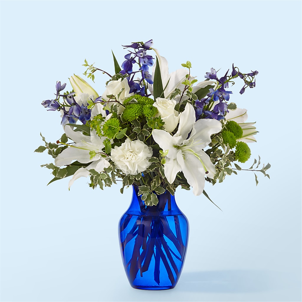 Santorini Bouquet – Floral Design By Nikki, Irvine KY