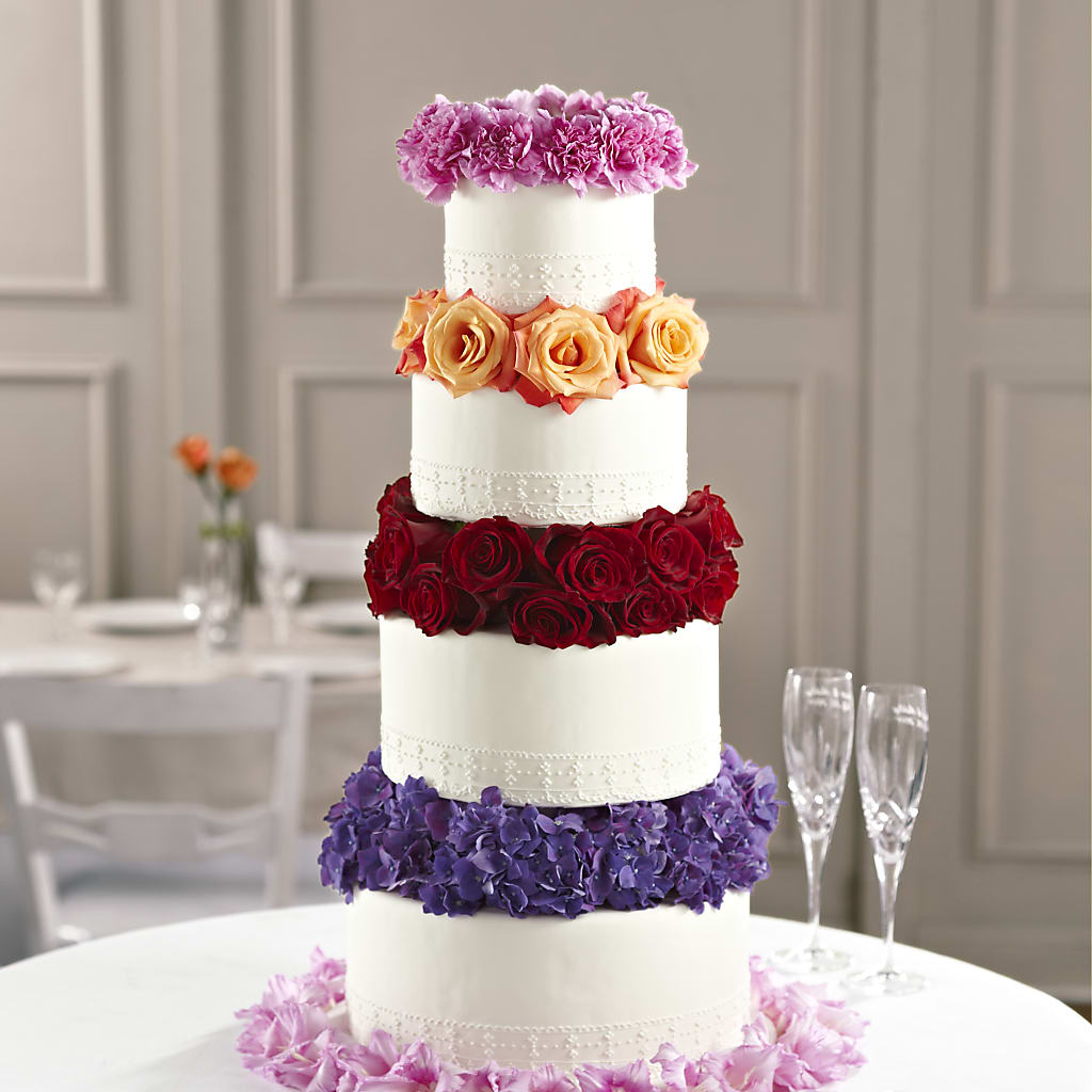 Infinite Love Cake Décor – Floral Design By Nikki, Irvine KY