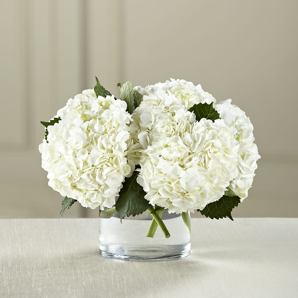 White Hydrangea Bouquet – Floral Design By Nikki, Irvine KY