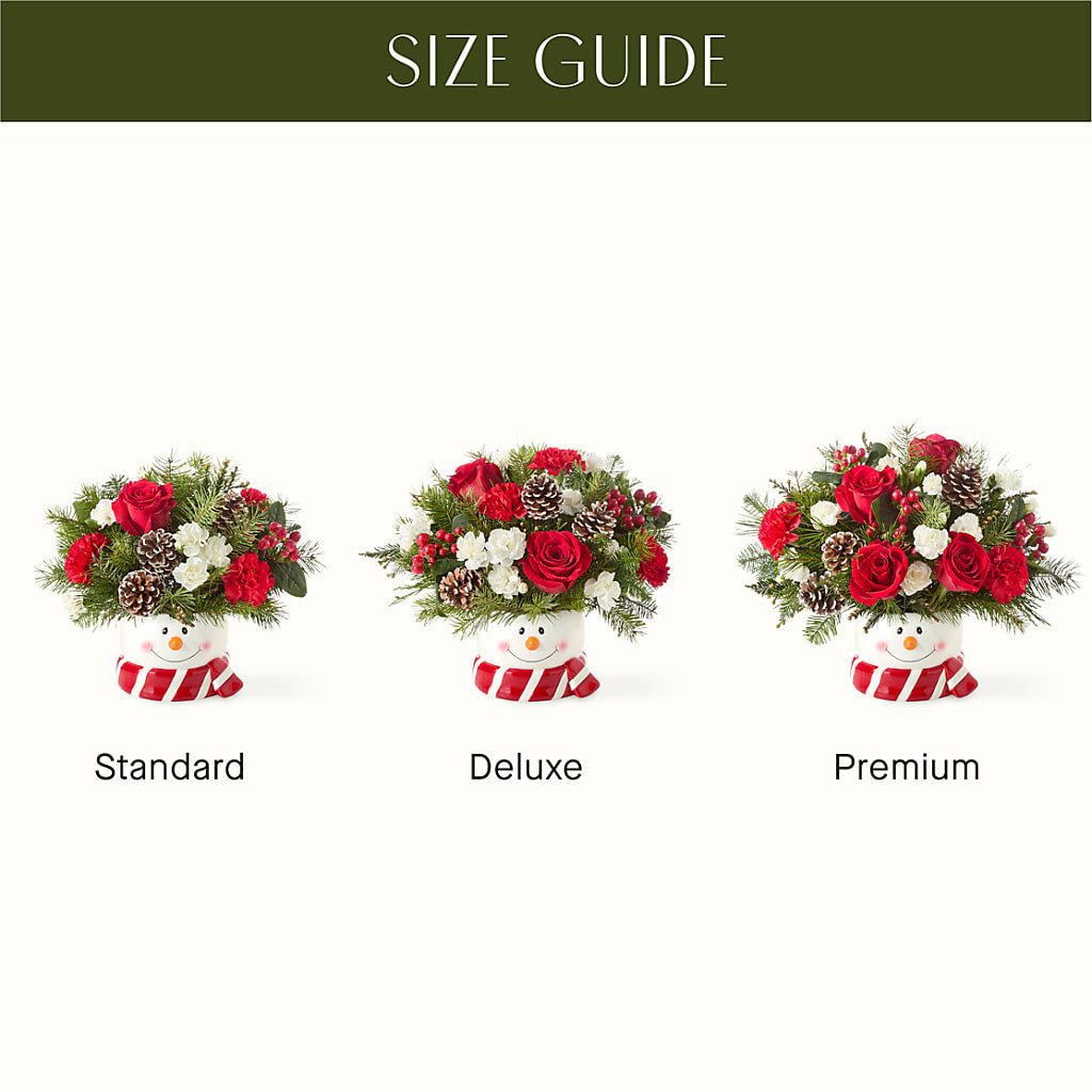 Jolly Snowman Bouquet –  Floral Design By Nikki, Irvine KY