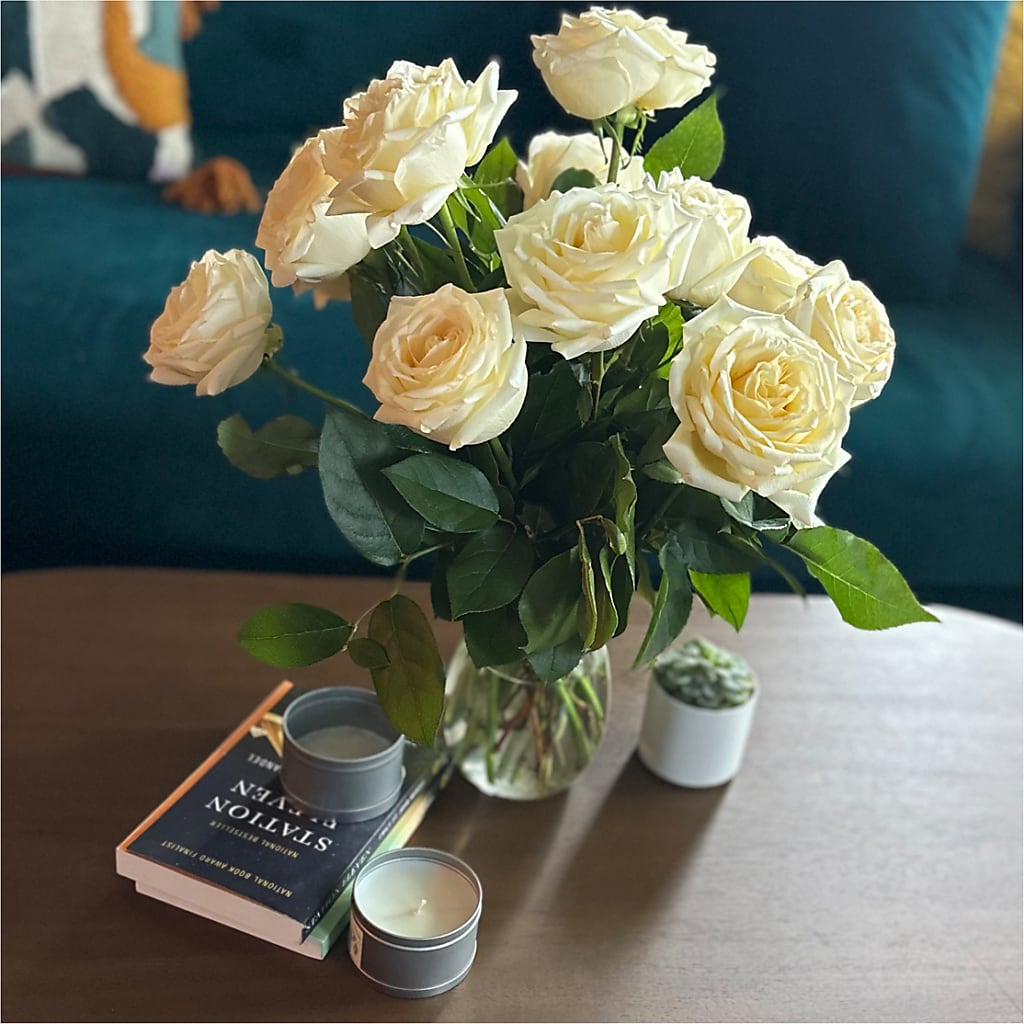 Long Stem Yellow Rose Bouquet –  Floral Design By Nikki, Irvine KY