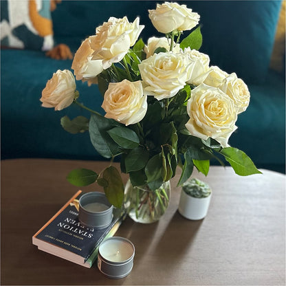 Long Stem Yellow Rose Bouquet –  Floral Design By Nikki, Irvine KY