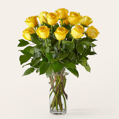 Long Stem Yellow Rose Bouquet –  Floral Design By Nikki, Irvine KY