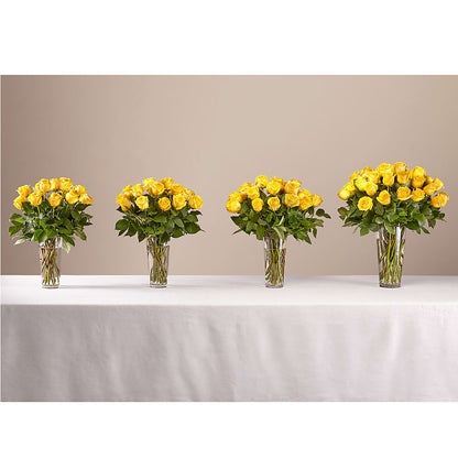 Long Stem Yellow Rose Bouquet –  Floral Design By Nikki, Irvine KY