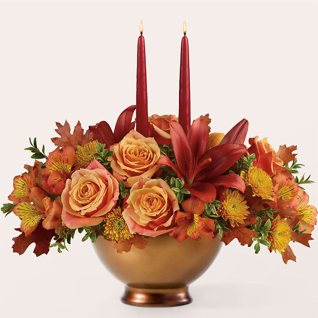 Harvest Table Centerpiece –  Floral Design By Nikki, Irvine KY