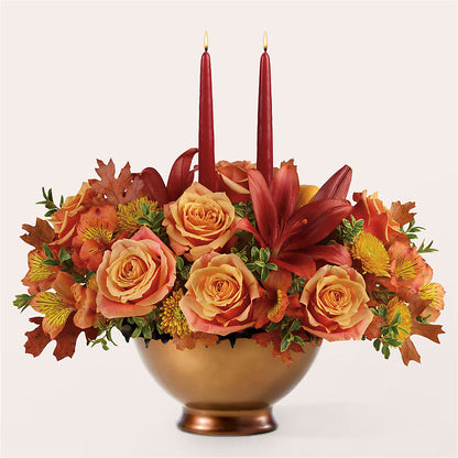 Harvest Table Centerpiece –  Floral Design By Nikki, Irvine KY