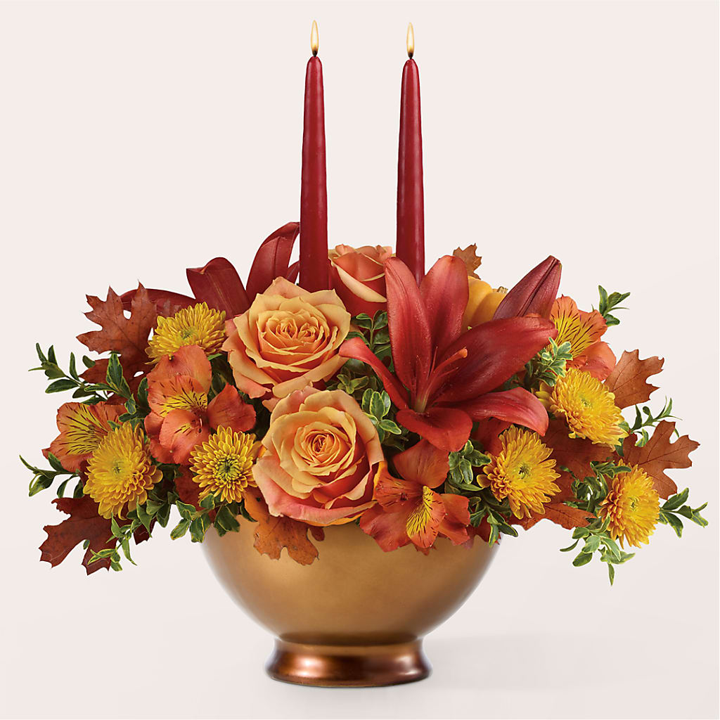 Harvest Table Centerpiece –  Floral Design By Nikki, Irvine KY