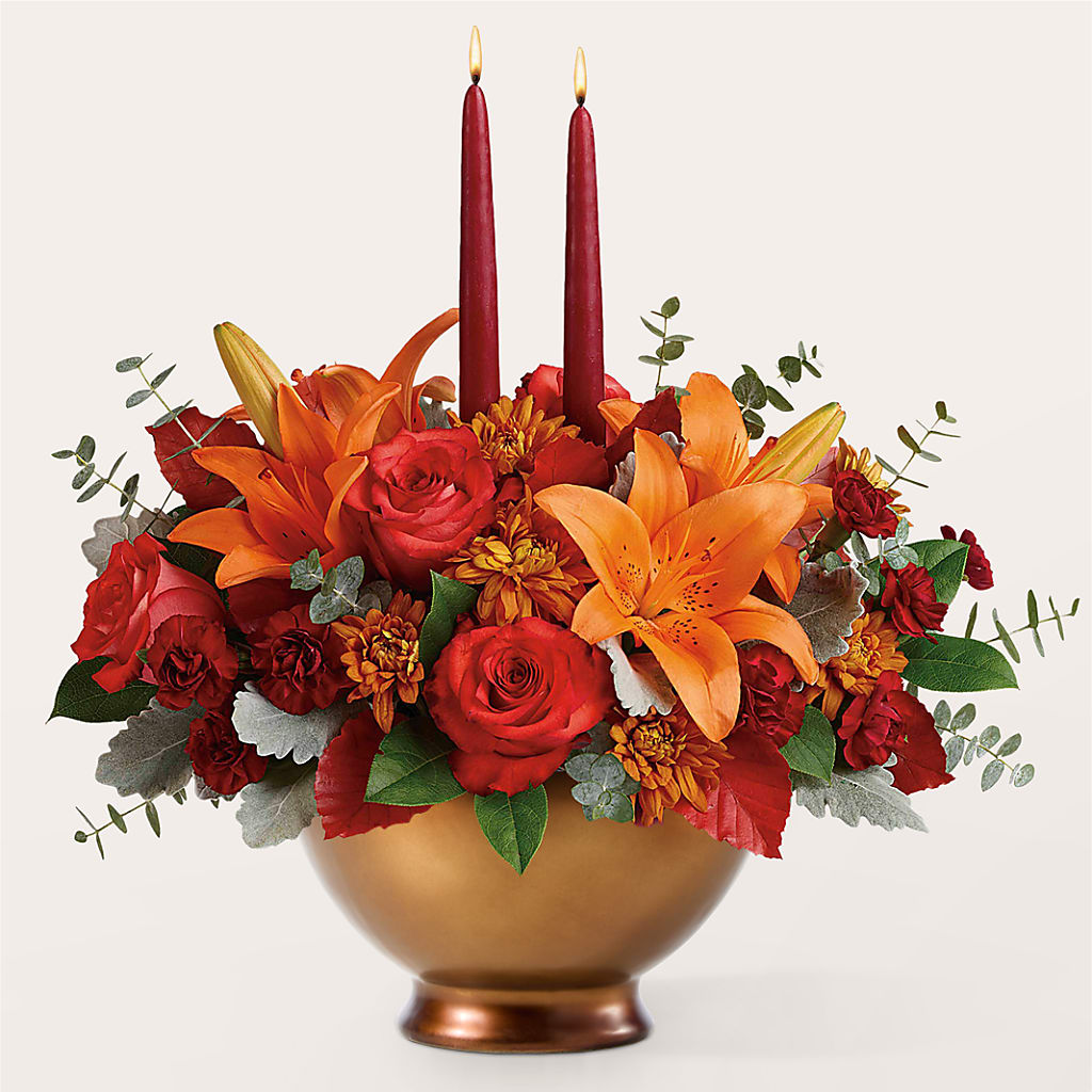 Fruits of Fall Centerpiece –  Floral Design By Nikki, Irvine KY