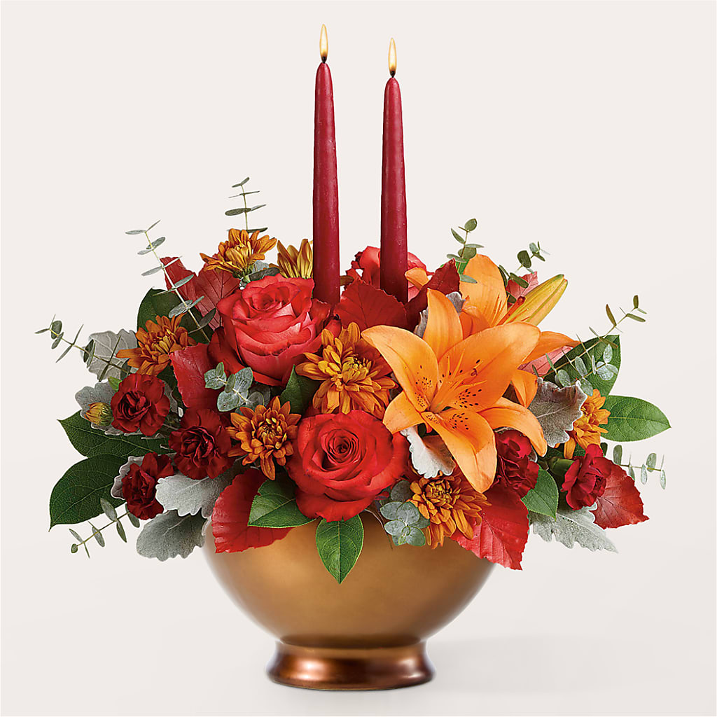 Fruits of Fall Centerpiece –  Floral Design By Nikki, Irvine KY
