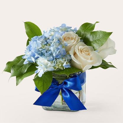 Sky Blue Delight Bouquet –  Floral Design By Nikki, Irvine KY