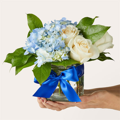 Sky Blue Delight Bouquet –  Floral Design By Nikki, Irvine KY