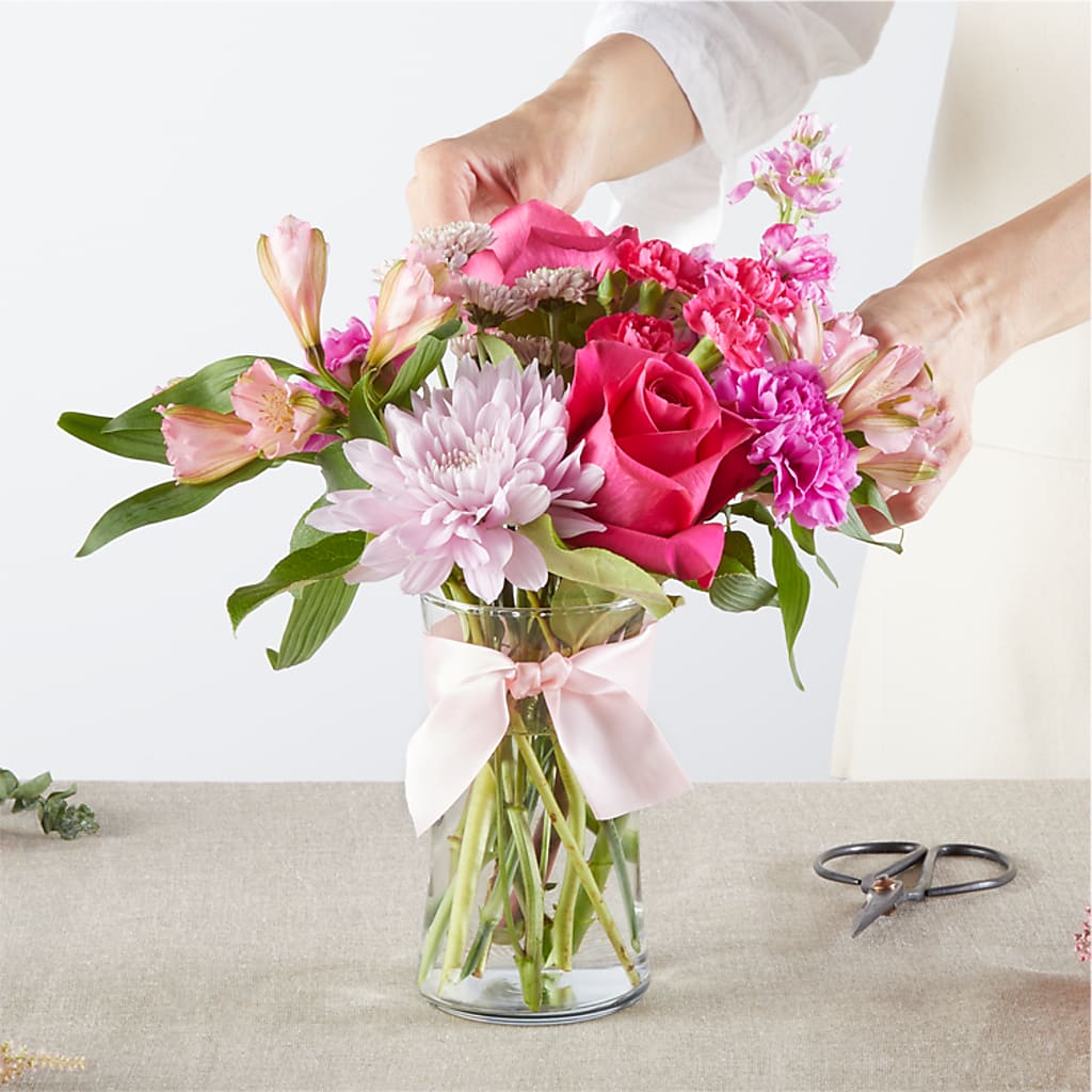 Pink Ribbon - A Florist Original –  Floral Design By Nikki, Irvine KY