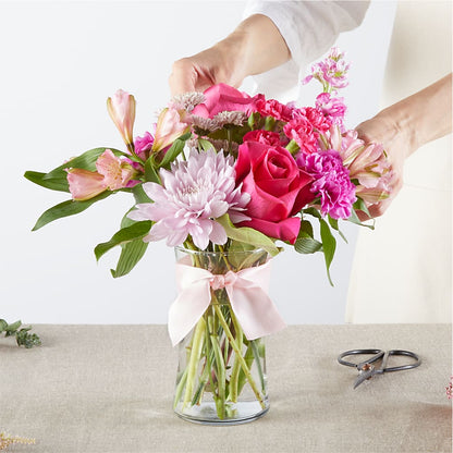 Pink Ribbon - A Florist Original –  Floral Design By Nikki, Irvine KY