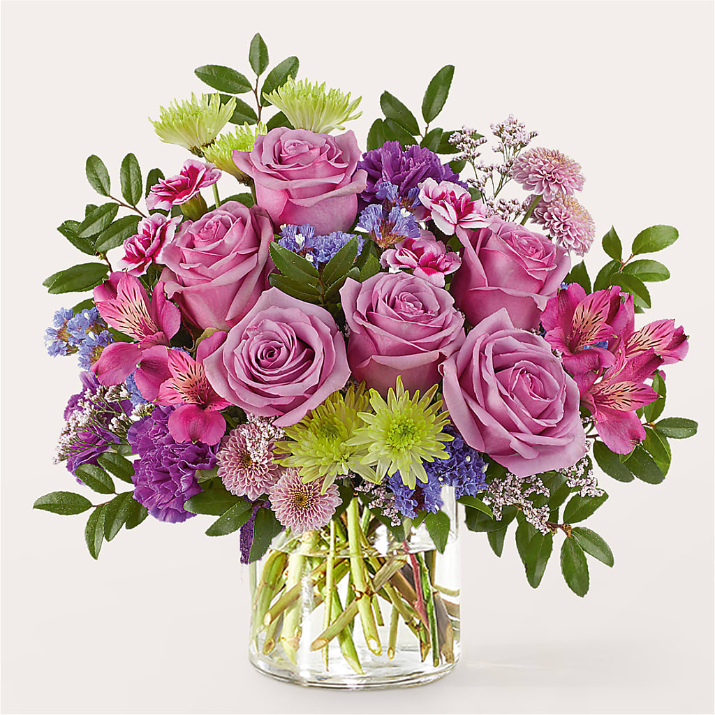 Glass Half Full Bouquet –  Floral Design By Nikki, Irvine KY