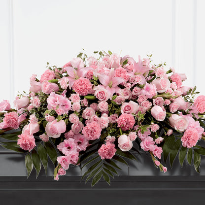 Garden of Comfort Casket Spray (Standard) –  Floral Design By Nikki, Irvine KY