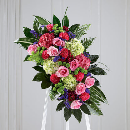 Refreshing Mix Standing Spray –  Floral Design By Nikki, Irvine KY