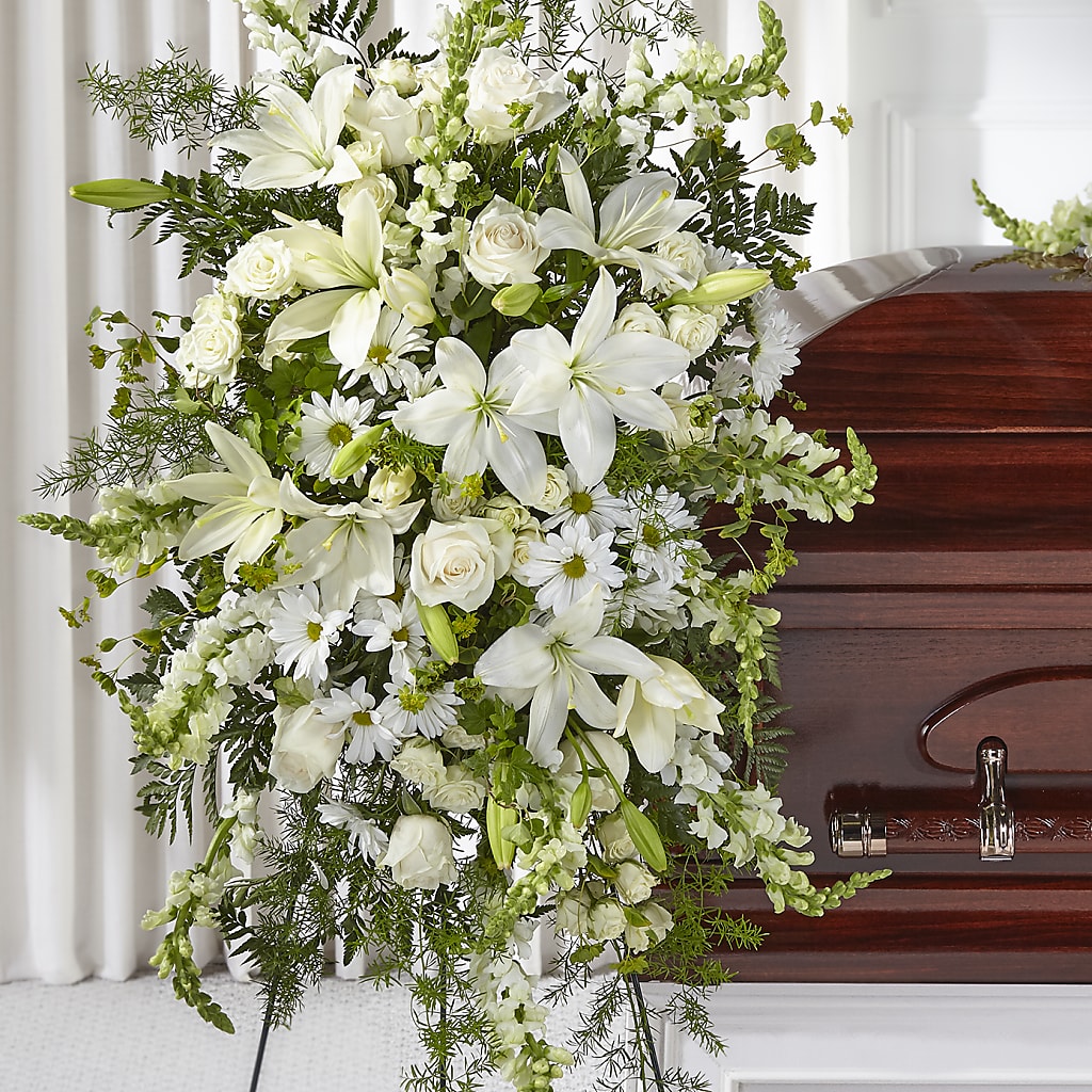 Loving Thoughts Standing Spray –  Floral Design By Nikki, Irvine KY