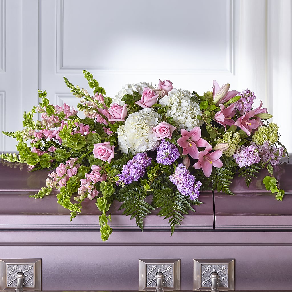 Life's Gratitude Casket Spray –  Floral Design By Nikki, Irvine KY