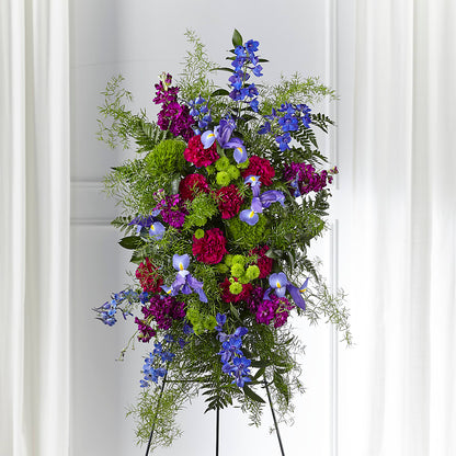 Heavenly Skies Standing Spray –  Floral Design By Nikki, Irvine KY