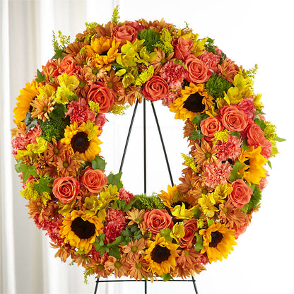 Autumnal Memories Wreath (Standard) –  Floral Design By Nikki, Irvine KY