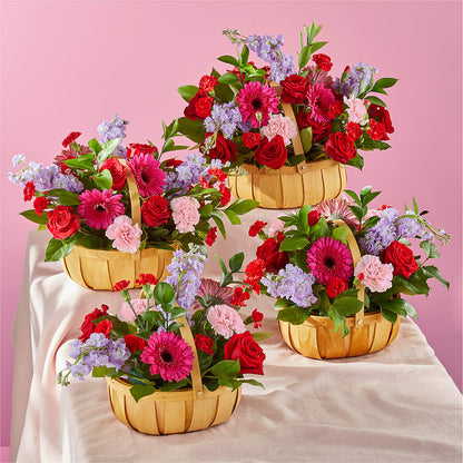 Pink Picnic Basket –  Floral Design By Nikki, Irvine KY
