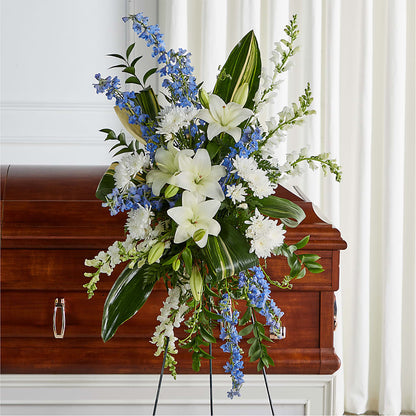 Eternal Impressions Standing Spray –  Floral Design By Nikki, Irvine KY